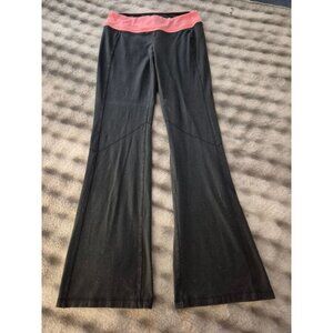 Active By Old Navy Womens Navy Yoga Pants With Pink Waistband M Cotton & Spandex